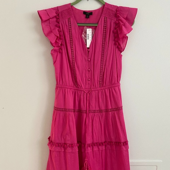 J. Crew Dresses & Skirts - J.Crew pink midi dress